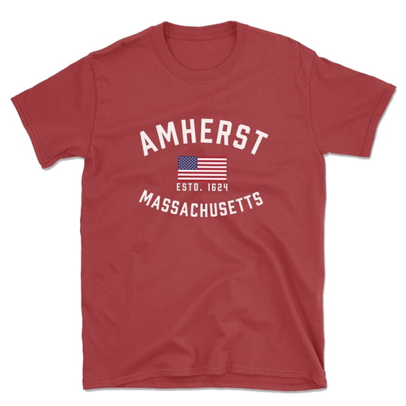 Amherst Massachusetts Patriot Men's Cotton T-Shirt