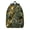 Tropical Leafy B, variant on Rainbow Zebra Pattern Travel Backpack, Colorful Multicolor Zebra Print Daypack with Gradient Cartoon Design for Fashion Lovers