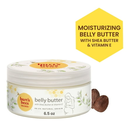 Burt's Bees Mama Belly Butter with Shea Butter and Vitamin E, 6.5 oz