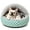 Grey, variant on Hooded Frenchie Donut Bed, Hooded Burrow Cave Bed with Non-Slip Bottom for Small to Medium Dogs and Cats