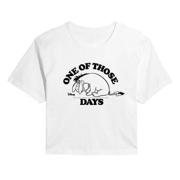 Winnie the Pooh - Eeyore One of Those Days Women's Cropped Graphic T-Shirt