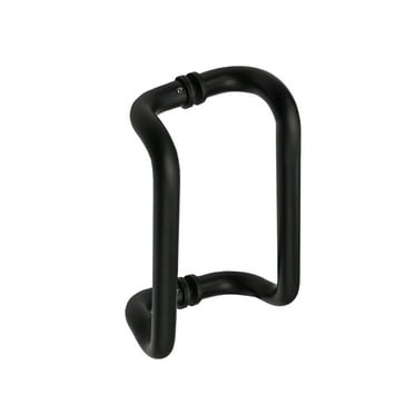 Aluminum Paired Offset Back-to-Back Pull Handle for Glass / Aluminum Door