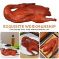 thumbnail image 2 of 1pc Plastic Roast Duck Model Desktop Ornament Lifelike Animal Decoration Photo Props for Home Shop, 2 of 2