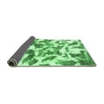 thumbnail image 2 of Ahgly Company Indoor Rectangle Abstract Emerald Green Modern Area Rugs, 3' x 5', 2 of 4