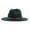 Dark Green, variant on Valora Fashionable Fedora Dress Hat For Men Women Wide Brim Sun Hats Baseball Caps Stylish Headwear Silver Silver