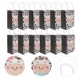 thumbnail image 4 of 12Pcs Cow Pattern Gift Bags Decorative Handheld Bags Candy Gift Packing Bags, 4 of 7