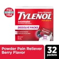 thumbnail image 3 of Tylenol Extra Strength Dissolve Packs with Acetaminophen, Berry, 32 Count, 3 of 12