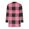 thumbnail image 4 of BXINGOHAI Flannel Nightgowns for Women Long Sleeve Sleepwear Pajama Dress Button Sleepshirts with Pockets Pink S, 4 of 5