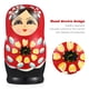 thumbnail image 3 of FELTECHELECTR 5 muñecas rusas de madera pintadas a mano, juguetes de madera para niños y adultos., 3 of 7