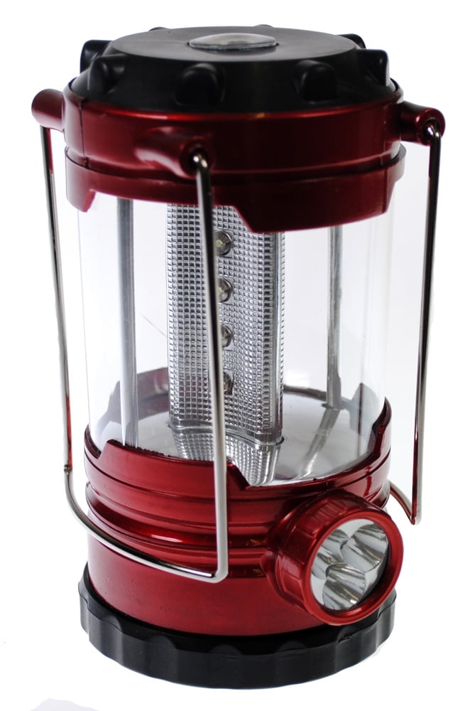 12 LED WIND UP DYNAMO CAMPING LANTERN OUTDOOR HIKING with Compass 