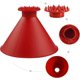 thumbnail image 4 of Magical Car Ice Scraper with Funnel,2 Pack Cone Windshield Ice Scrapers,Round Snow Scraper for Car(Red), 4 of 5