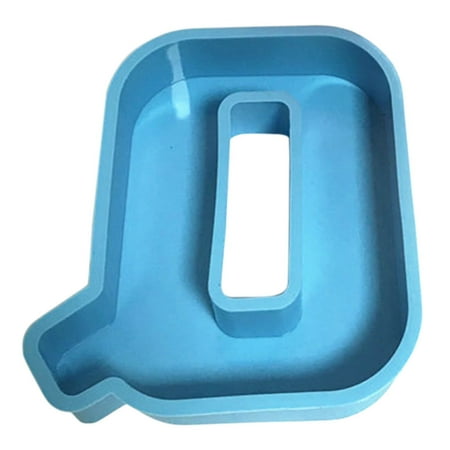 

WOCLEILIY DIY Mold 26 Mold Alphanumeric English Cake Silicone Alphanumeric Cake Crystal Cake Mould