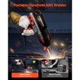 thumbnail image 2 of KFFKFF Portable Handheld Welding Machine, 20 - 130A Portable ARC Welder with Stepless Current Adjustment & IGBT Inverter, 115V Handheld Stick Welder Digital Display Fit for 1/16"-1/8" Welding Rods, 2 of 9