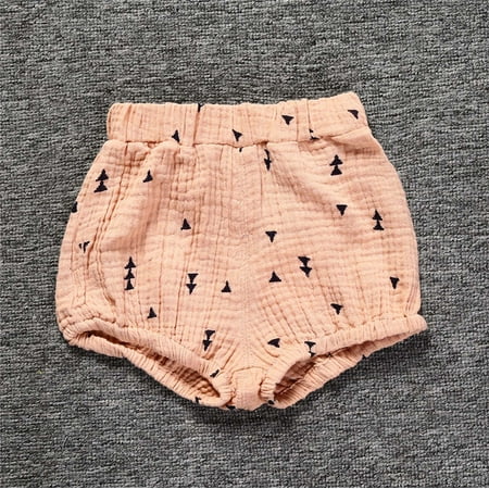 

QISIWOLE Newborn Toddler Baby Bag Fart Pants Solid Color Casual Briefs Big Butt Shorts Bread Pants Clearance