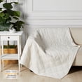 thumbnail image 3 of Levtex Home - 100% French Flax Linen Front/100% Cotton Back - Quilted Throw - French Flax Washed Linen - Cream - Throw Size (50 x 60in.), 3 of 4