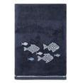 thumbnail image 3 of Authentic Hotel and Spa  Turkish Cotton Figi 3PC Embellished Towel Set Marine, 3 of 5