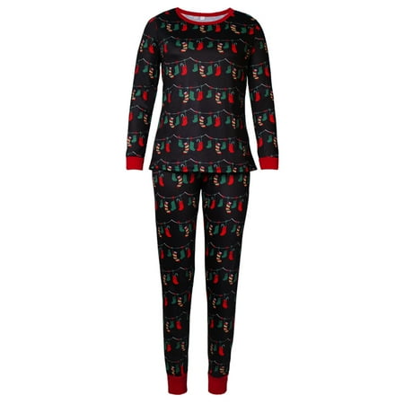 

Family Christmas Pjs Matching Sets Christmas Pajamas for Family Christma Pajamas Funny Xmas Lights Holiday Sleepwear Set