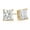 Yellow Gold, variant on 1/2 ct tw Lab Grown Diamond Princess Cut Studs, 14K Yellow Gold