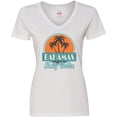 thumbnail image 3 of Inktastic Bahamas Family Vacation Matching Women's V-Neck T-Shirt, 3 of 5