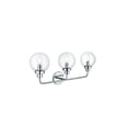 thumbnail image 2 of Living District Hanson 28 inch Wall Sconce in Chrome, 2 of 8