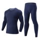 thumbnail image 1 of Ceisia Warm Skin-Friendly Mens Slim Fit Solid Color Thermal Underwear Set Gifts, 1 of 8