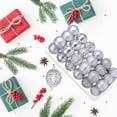 thumbnail image 7 of Uutvery 36Pcs Christmas Ball Set Electroplated Christmas Tree Ornaments Shiny Decorative Hanging Balls for Holiday Party Home Decorations Silver, 7 of 7