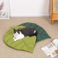 thumbnail image 4 of Leaf Mat Soft Cute Floor Rug Crawling Mat Blanket B, 4 of 5