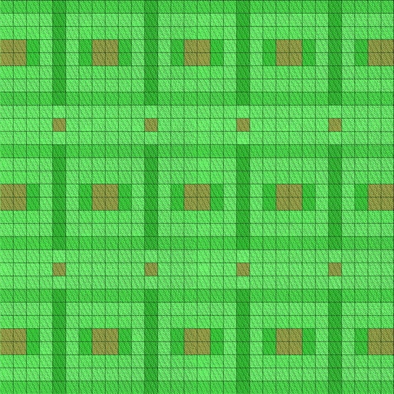 Ahgly Company Indoor Square Patterned Lime Green Area Rugs, 4' Square