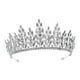 thumbnail image 1 of Tiara de boda, diadema, regalo, diadema decorativa, tocado de novia, corona, diadema Estilo A Plata, 1 of 7