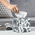 thumbnail image 6 of Kdxio Chicken And Fish Print Tissue Box Cover,Square Decorative PU Leather Facial Paper Case Organizer Holder Dispenser for Bathroom,Night Stands,Desk,Car 5.2''X5.2''X5.2'', 6 of 8