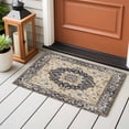 thumbnail image 4 of 2x3 Ft Entryway Area Rug, Vintage Boho Kitchen Rug Runner Washable Floor Mat, Rustic Southwestern Geometric Ethnic Non Slip Indoor Door Mat Throw Carpet for Bathroom Living Room Bedroom, 4 of 8
