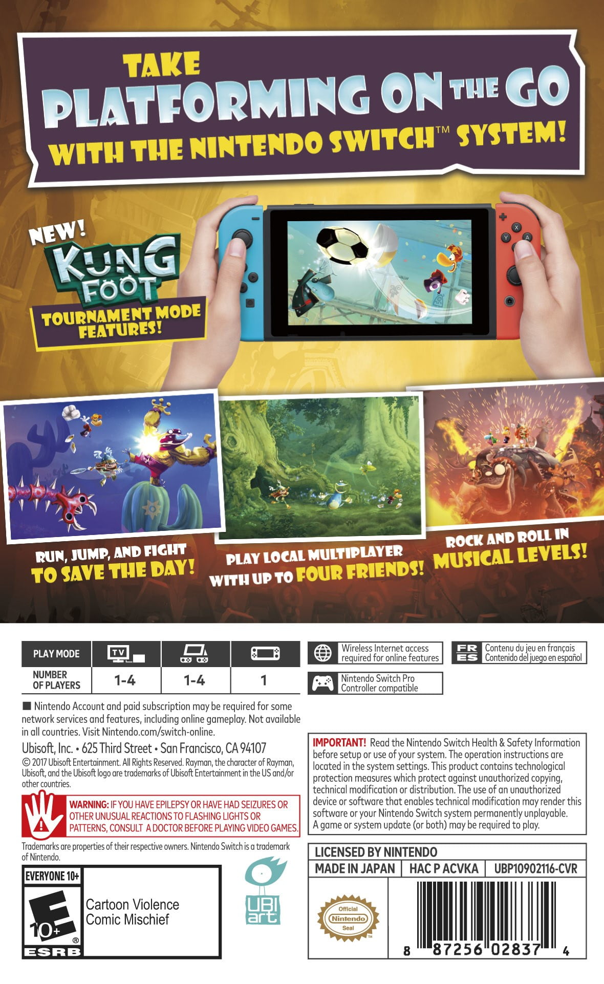 Rayman® Legends Definitive Edition for Nintendo Switch - Nintendo