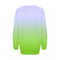 thumbnail image 3 of Jsaierl Womens Sweatshirt Cute Gradient Trendy Sweatshirts Crewneck Dressy Casual Pullover Tops Workout Long Sleeve Shirts Fall Saving, 3 of 4