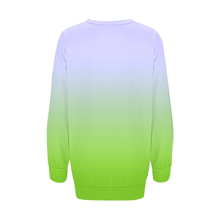 WREESH Womens Fashion Sweatshirt Casual Crewneck Sweatshirt 