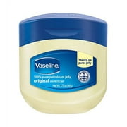 Vaseline 100% Pure Petroleum Jelly Skin Protectant Minor Cuts & Burns 1.75 Oz