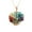 Green Aventurine With Chain, variant on Crystal Heart-shaped Colorful Gravel Handmade Winding Pendant
