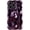 Eletro Purple, variant on for iPhone 13 Pro Case,Water Ripple Wave Meteorite Bubble Chrome Plating Electroplated Candy Phone Case (White)