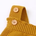 thumbnail image 4 of Baby Girls Sleeveless Jumpsuit, Knitted Romper Embroidered Rainbow Pattern Bodysuit, 4 of 7