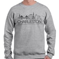 thumbnail image 2 of Skyline Charleston South Carolina Sweatshirt Unisex Large Grey, 2 of 5