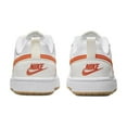 thumbnail image 6 of Nike Court Borough Low 2 Boys Casual Shoe BQ5448-114 White/Orange-Summit WHI, Size 7, 6 of 8