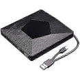 thumbnail image 1 of Blu Ray External 3D Drive Reader, Ultra Slim USB 3.0 and Type-C Blu Ray Optical CD DVD Drive for Mac OS, Windows Xp/7/8/10, Laptop PC (Black)., 1 of 5