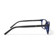 Walmart Mens M0501 Square Prescription Eyeglasses with Case, Navy Blue