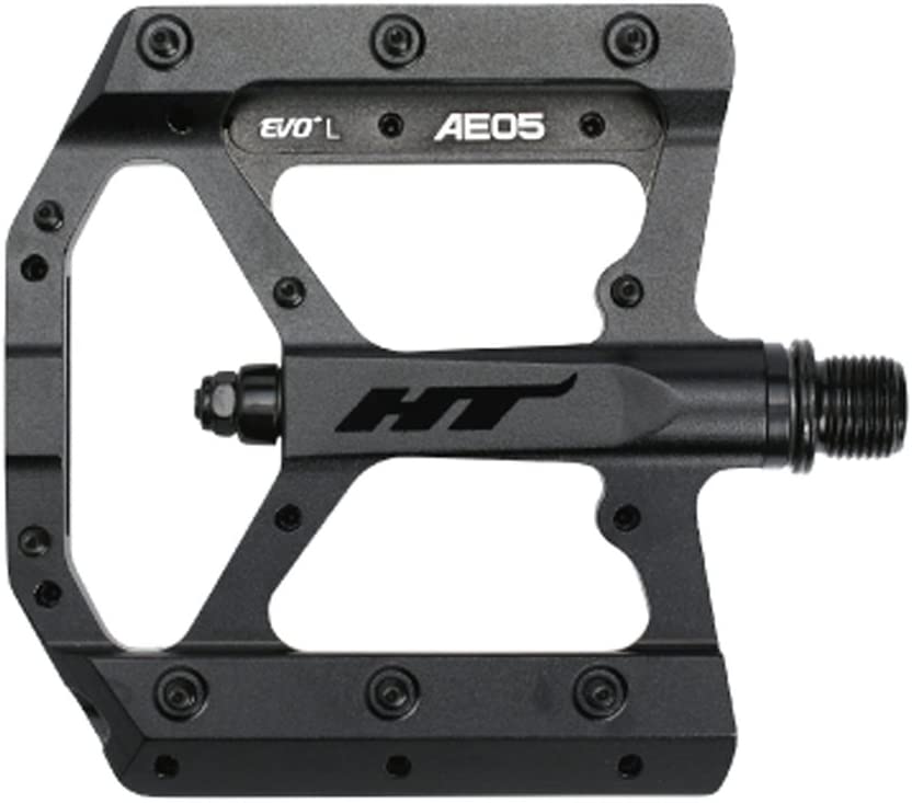 HT Components Stealth Black AE05 Evo Bike Pedals Pair 9//16/"