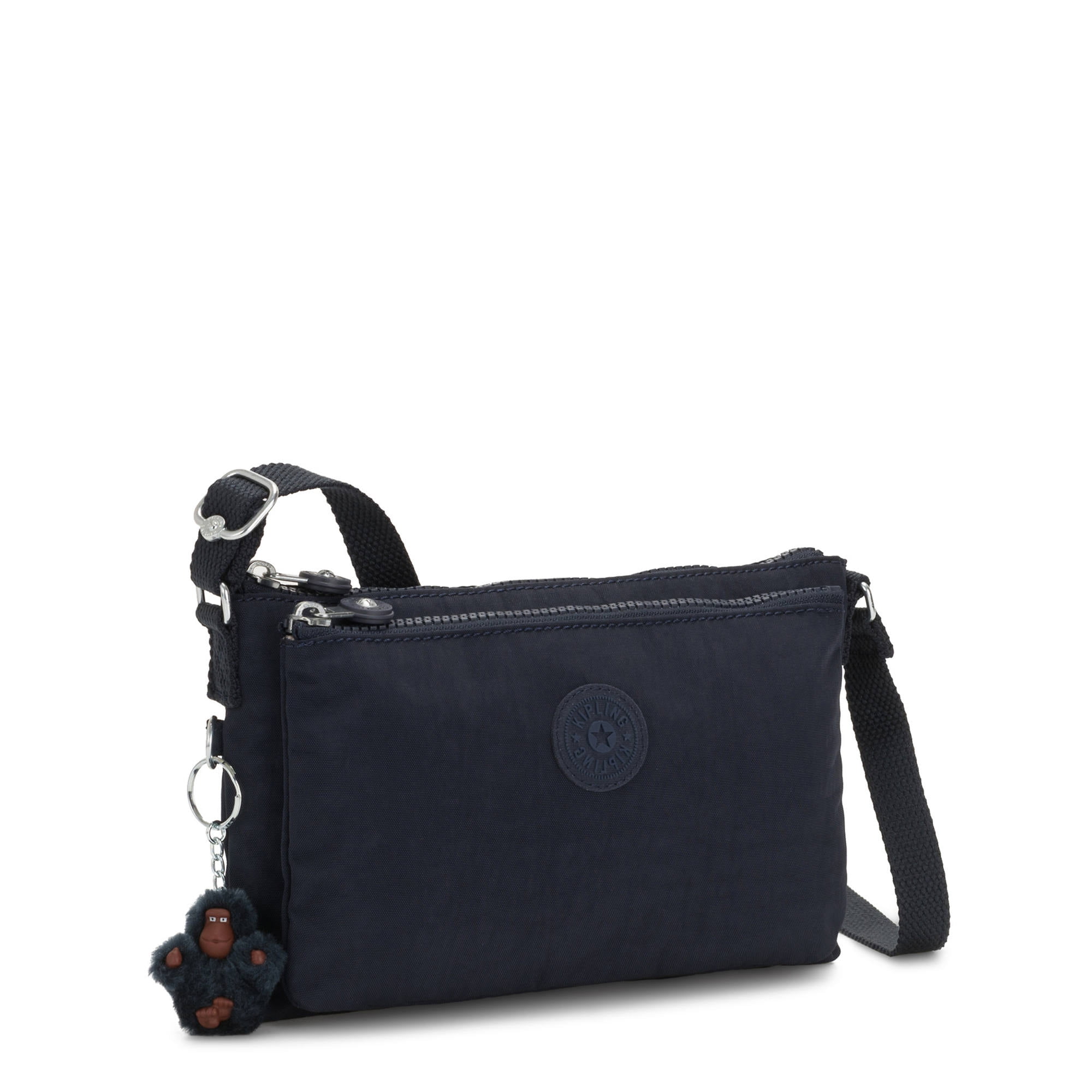 Kipling Women's Mikaela Printed Nylon Crossbody Bag with Adjustable Strap