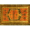 thumbnail image 1 of Ahgly Company Indoor Rectangle Persian Yellow Traditional Area Rugs, 6' x 9', 1 of 4