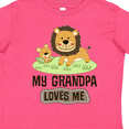 thumbnail image 4 of Inktastic Grandpa Loves Me Grandson Boys or Girls Toddler T-Shirt, 4 of 5