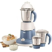 Excel Pro 3-Jar Mixer Grinder Kitchen Grinding Genius 750 Watt Powerful Motor, 3 Variable Speed with Incher, 110V,Blue