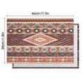 thumbnail image 6 of Boho Red Southwestern Ethnic Pattern Summer Placemats Table Placemats Set Of 4-Linen Kitchen Washable Placemats Table Mats 11.8"x17.7" Non-Slip Heat Resistant, 6 of 6