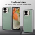 thumbnail image 5 of ELEHOLD Case for Google Pixel 9 Pro Fold/Fold2, Carbon Fiber Texture Case, Slim Anti-Slip PC Protective Cover for Men and Women,Green, 5 of 9