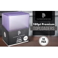 thumbnail image 2 of Platinum Protectors 180pt Toploaders Trading Card Sleeves Plastic Card Holders, 2 of 4